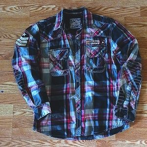 Affliction button up